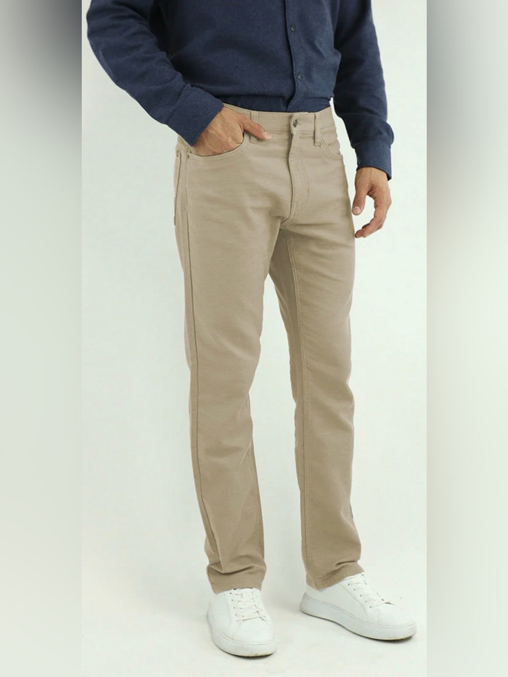 NWT Jachs New York Men's Straight Fit 5 Pocket Khaki Pant 34x34